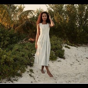 DOEN striped chambray dress